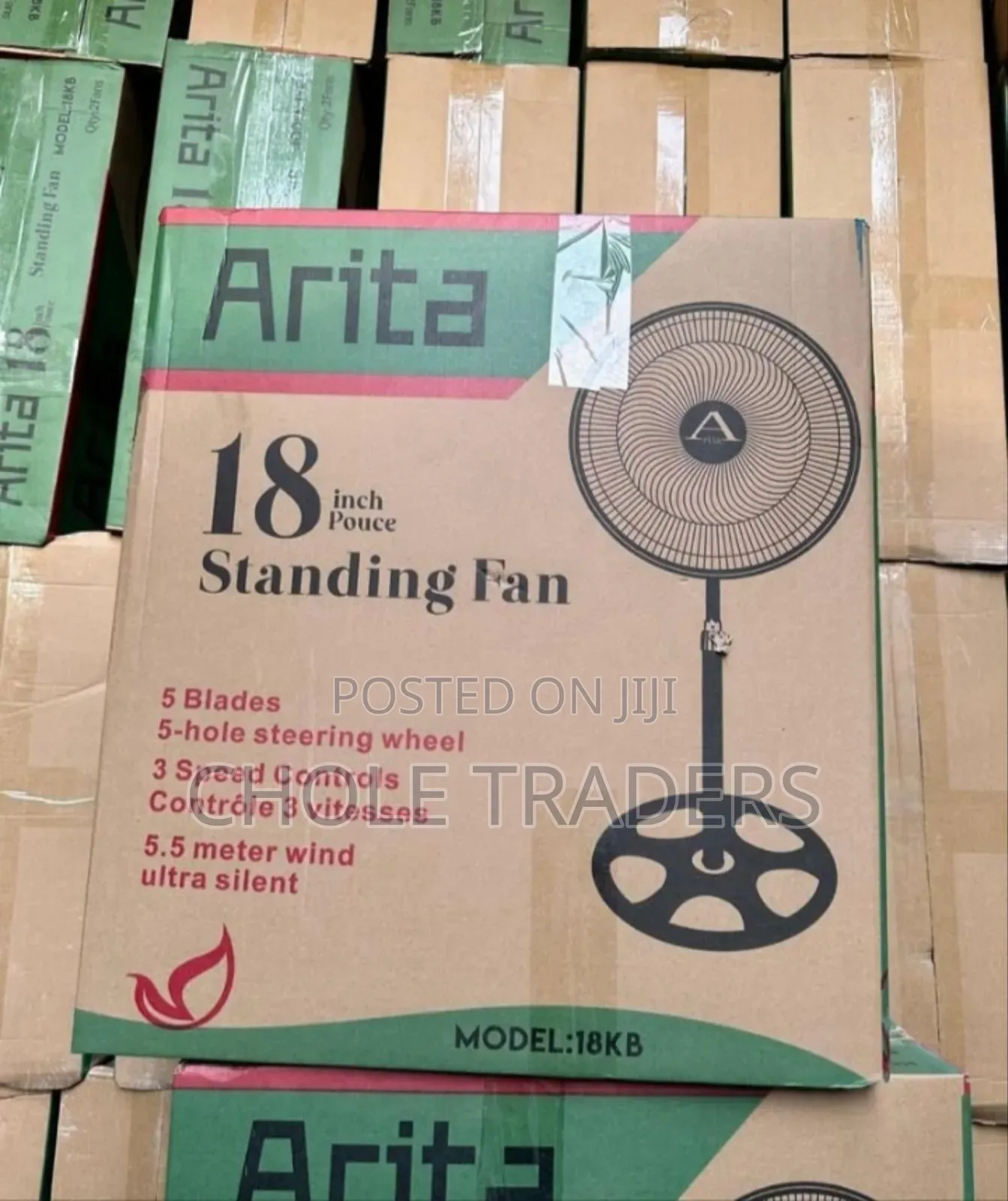 18" Arita Stand Fan
