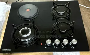 Globalstar Cooker Tempered Glass Panel ( 3 Gas +1 Electric)