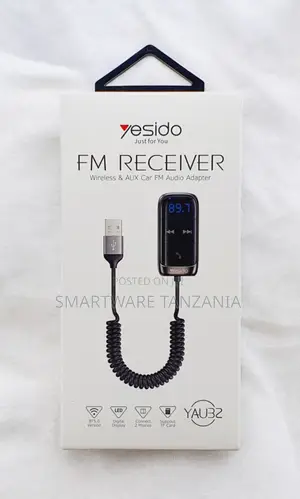 Yesido Yau32 Bt5.0 Fm Receiver Wireless Car Audio Adapter
