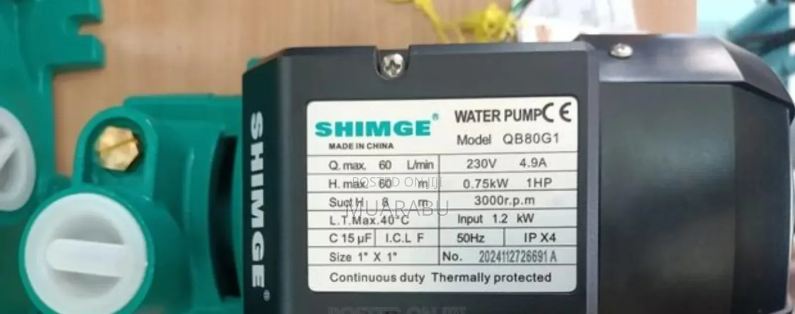 Shimge Surface Pump 1hp