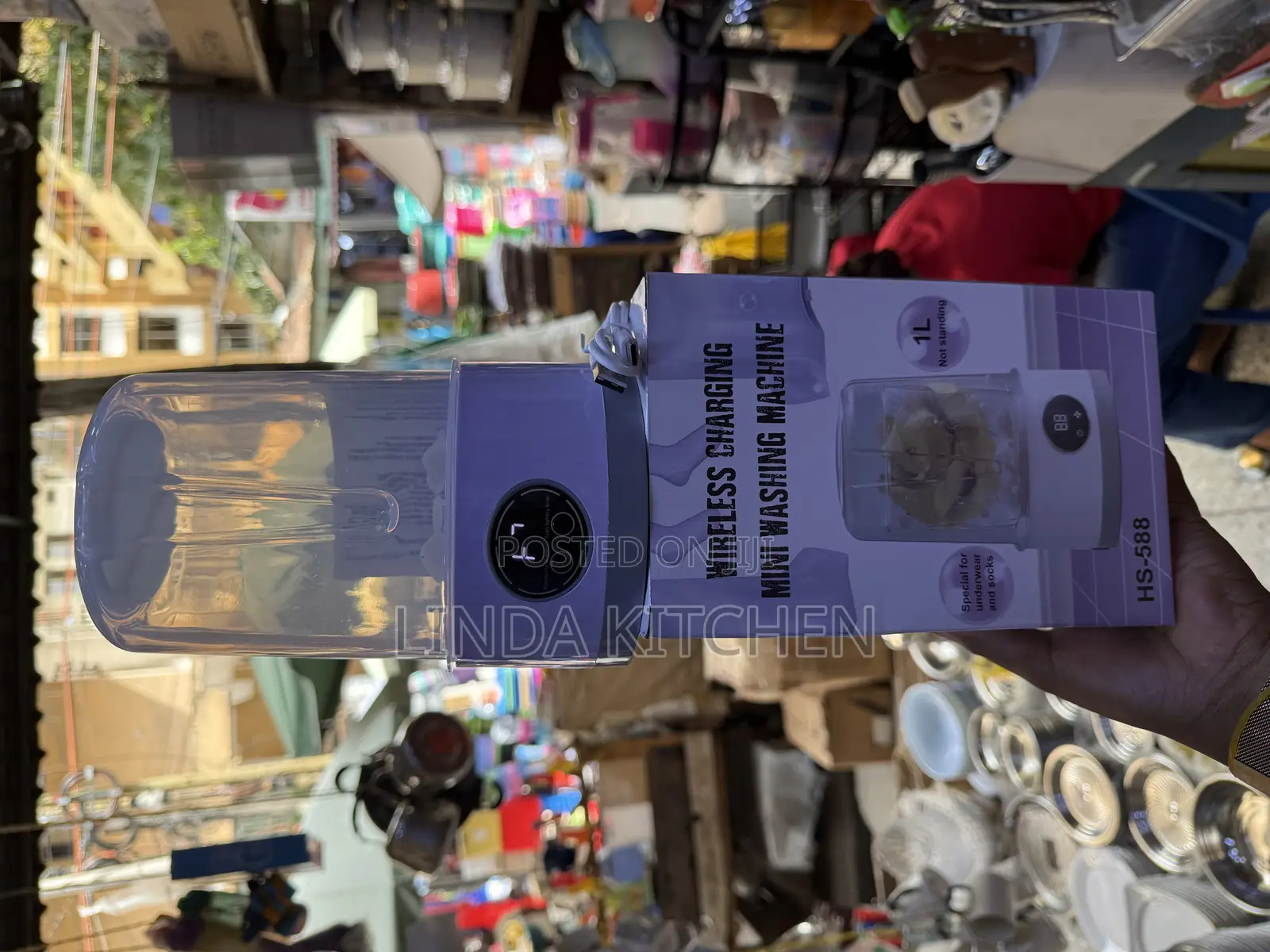 Wireless Charging Mini Washing Machine 1lts