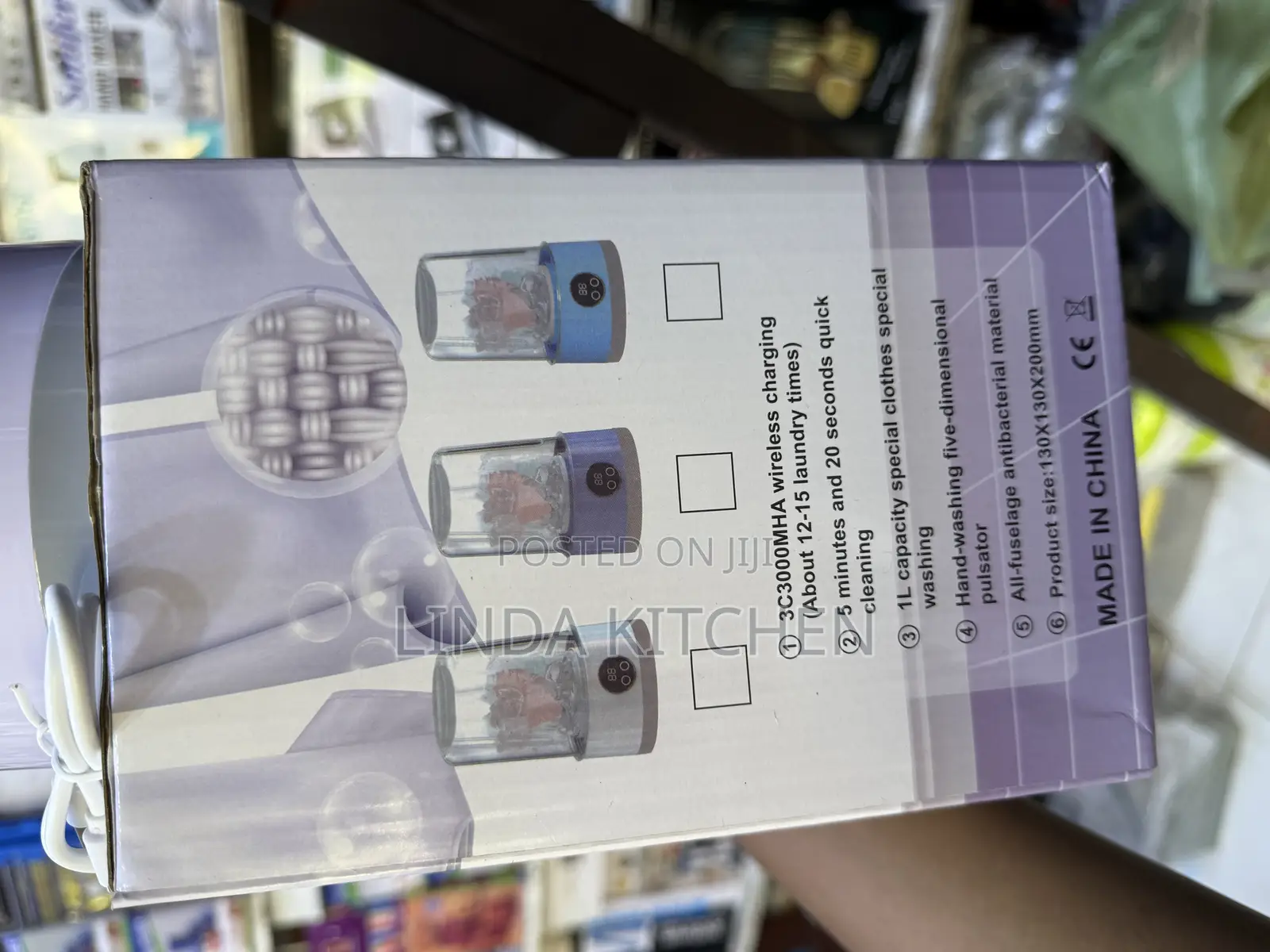 Wireless Charging Mini Washing Machine 1lts