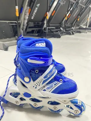 Blue Kid Skates