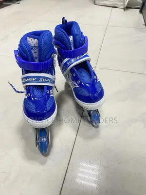 Blue Kid Skates