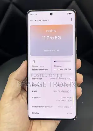 Realme 11 Pro 256 GB Gray