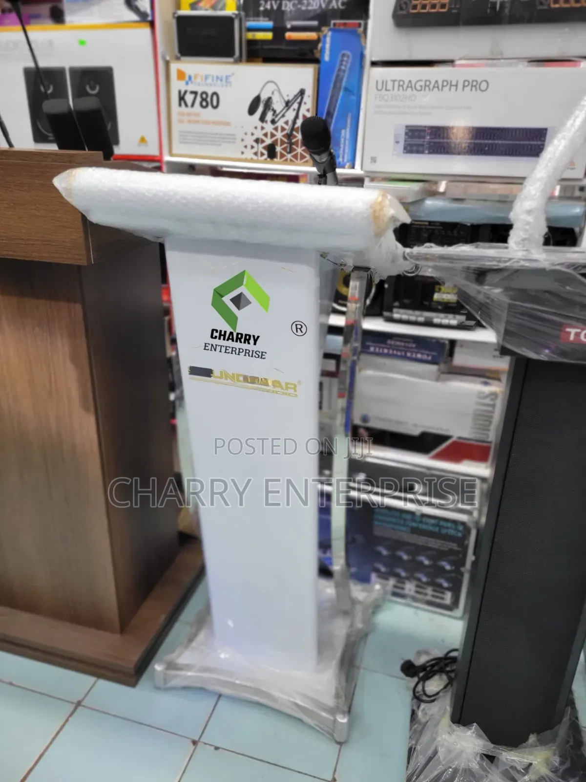 Soundgear Acrylic Modern Podium/ Lectern Mimbari Church Conference Etc