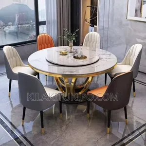 Round Dining Table Heavy Duty 6 Seaters
