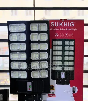 Solar Led Light 2400w All-in-one 60,000mah Betri, Nunua Leo!
