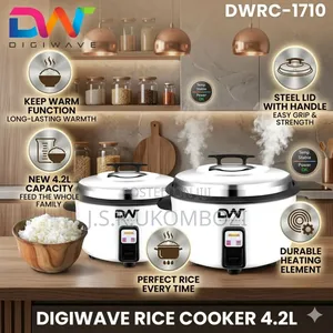 *Digiwave Rice Cooker 4.2l*
*Can Cook 3kg Rice