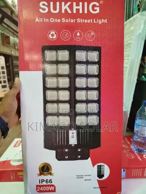 2400w Sukhig Solar Street Auto Sensor, Saves Energy Big Time