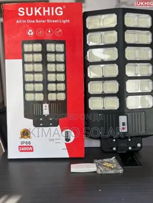 Solar Street Light 2400w Hii Taa Ni Original Ip 66 Nzuri Mwanga Mkali