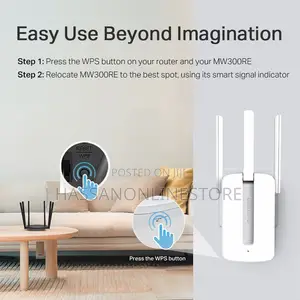 Mercuys Mw300re 300 MBPS Wi-Fi Range Extender