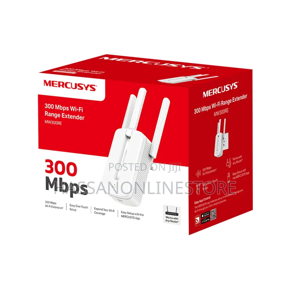 Mercuys Mw300re 300 MBPS Wi-Fi Range Extender
