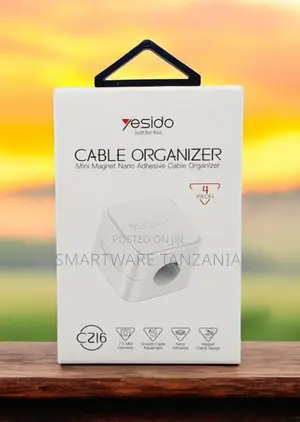 Yesido C216 Cable Organizer Mini Magnet Nano Adhesive - White