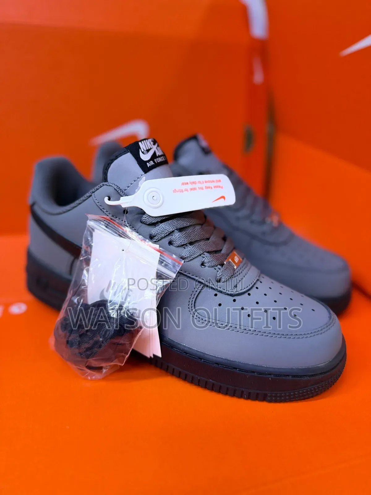 Men's Original Leather Shoes Materials Classic Nike Airforce 1 Branded
