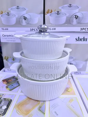 3pcs Ceramic Serving Bowls