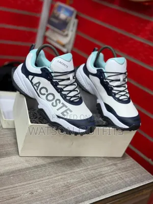 Lacoste Classic Branded Men's Leather Sneakers Hotly Coloured