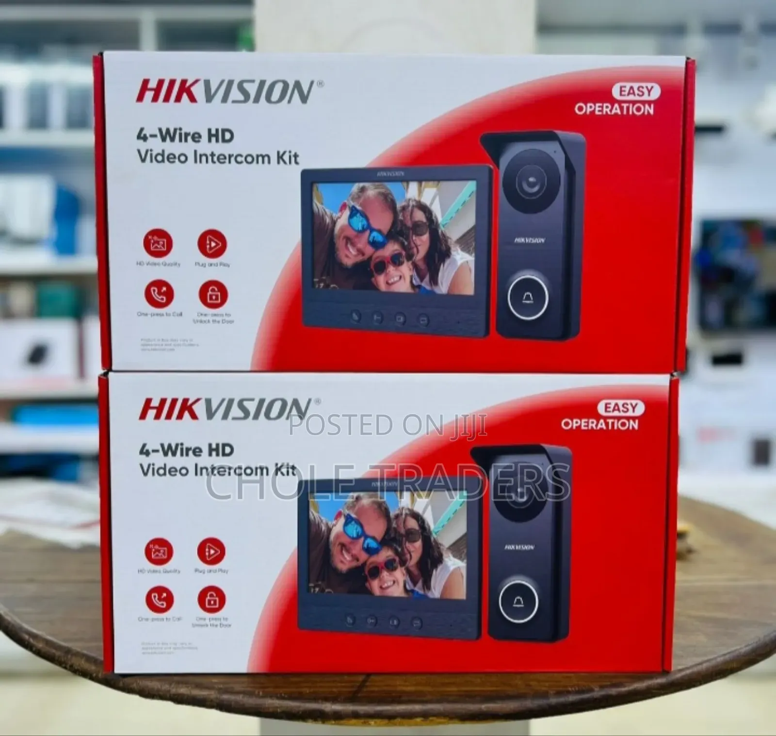 Hik Vision 4-Wire Hd Video Intercom Kit