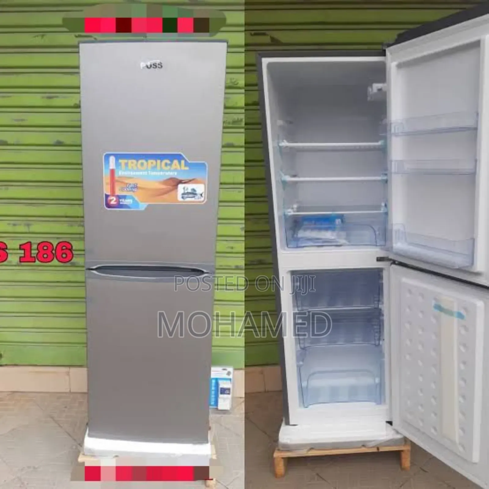 Boss Fridge Bs186svr (186l)
