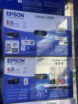 Epson Ecotank L3250 All in One Wireless Printer.