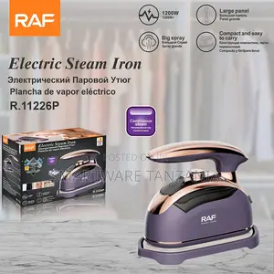 Raf R.11226p Purple Steam Iron 1200w Big Spray Continuous