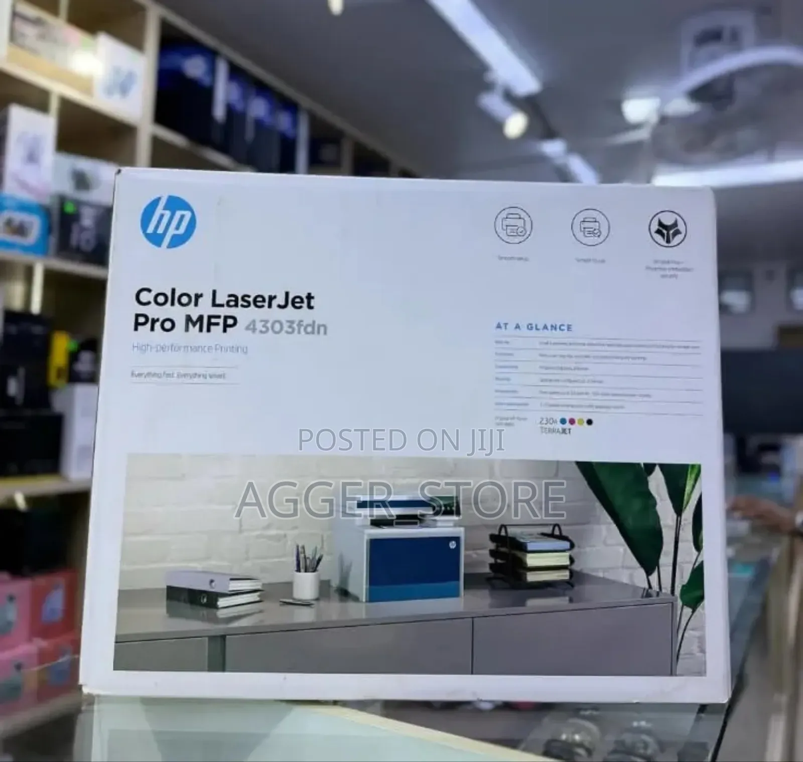 Hp Color Laserjet Pro MFP 4303fdn Colour Laser Mfp(Print/Scan/Copy/Fax