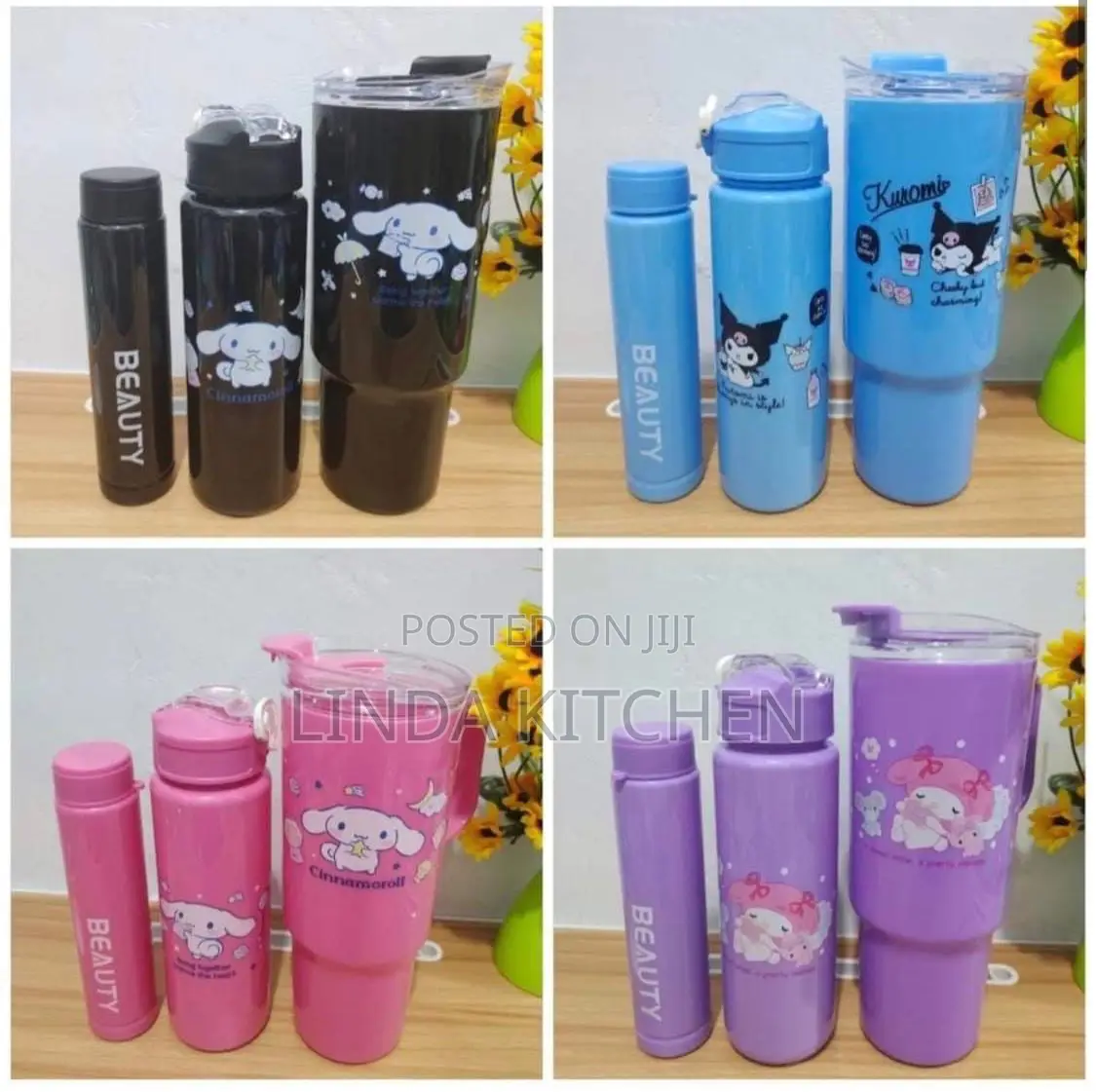 Water/Juice Bottle Set 3pcs