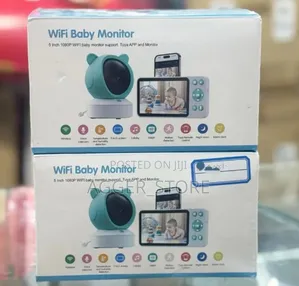 Wifi Baby Monitor 5 Inch 1080p Support Tuya App And Monitor