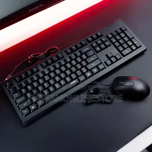 Rapoo X130pro Wired Keyboard - Black