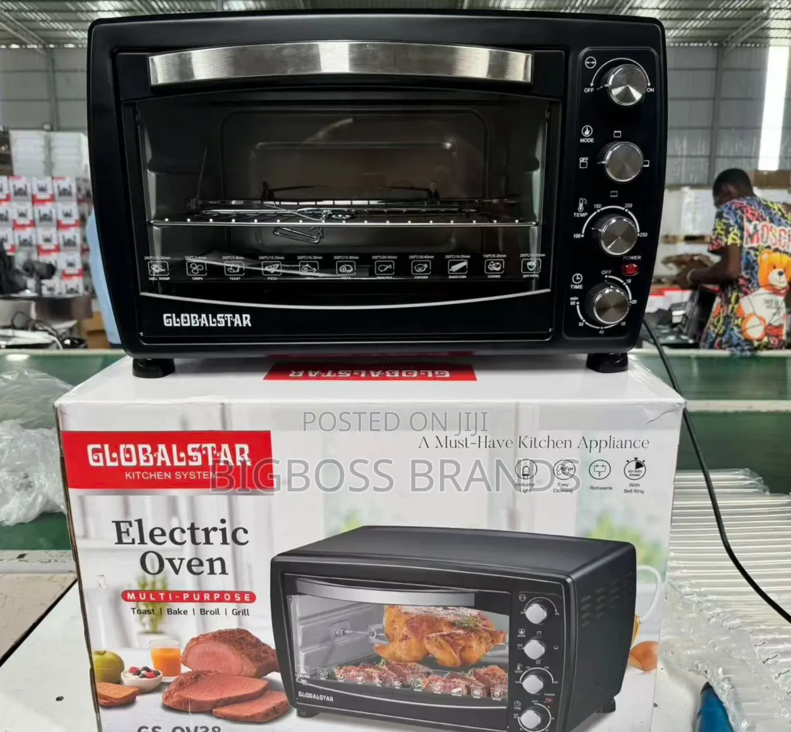 Globalstar Oven 48 Liters 4knobs