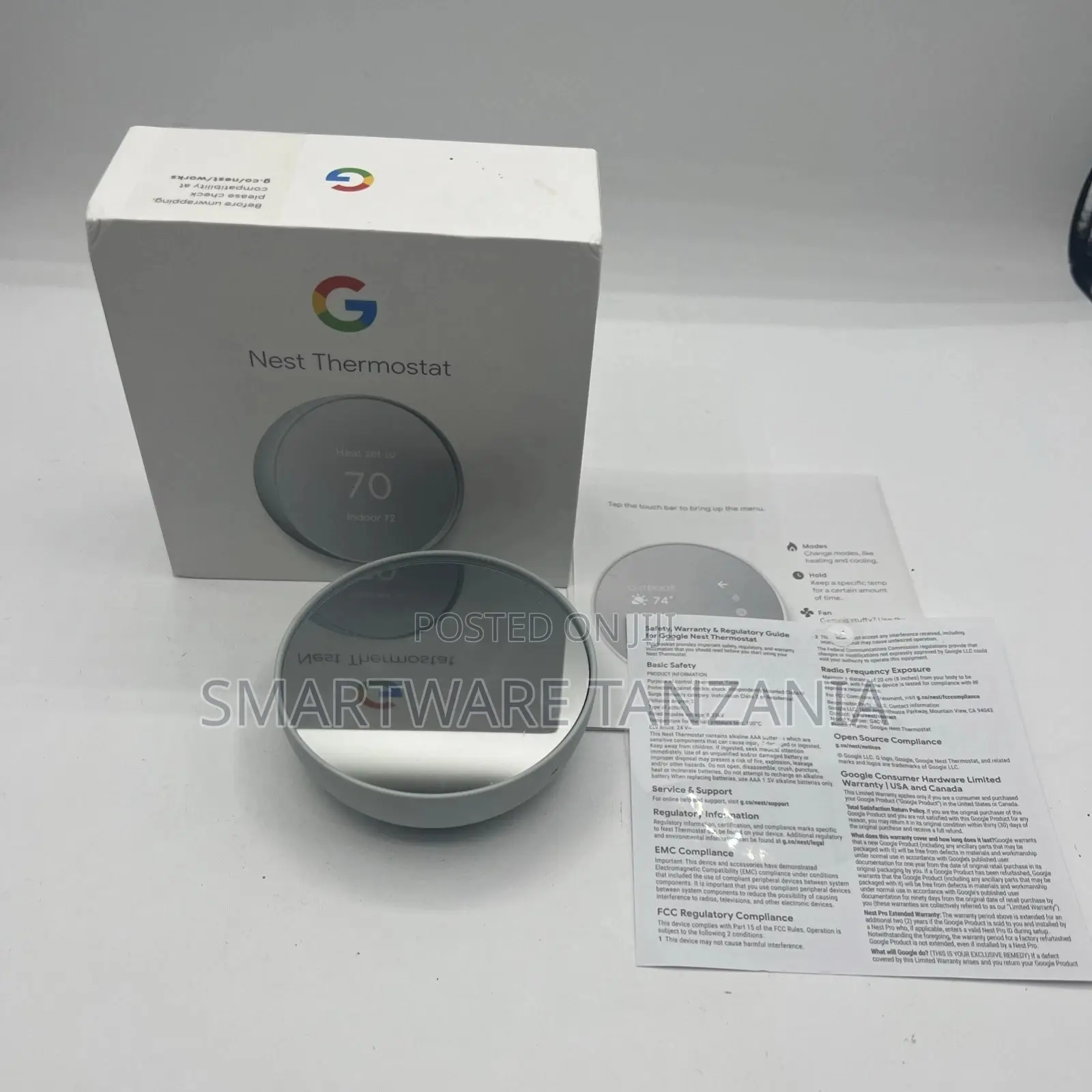 Google Nest Smart Thermostat Energy Efficient Home Climate Manager