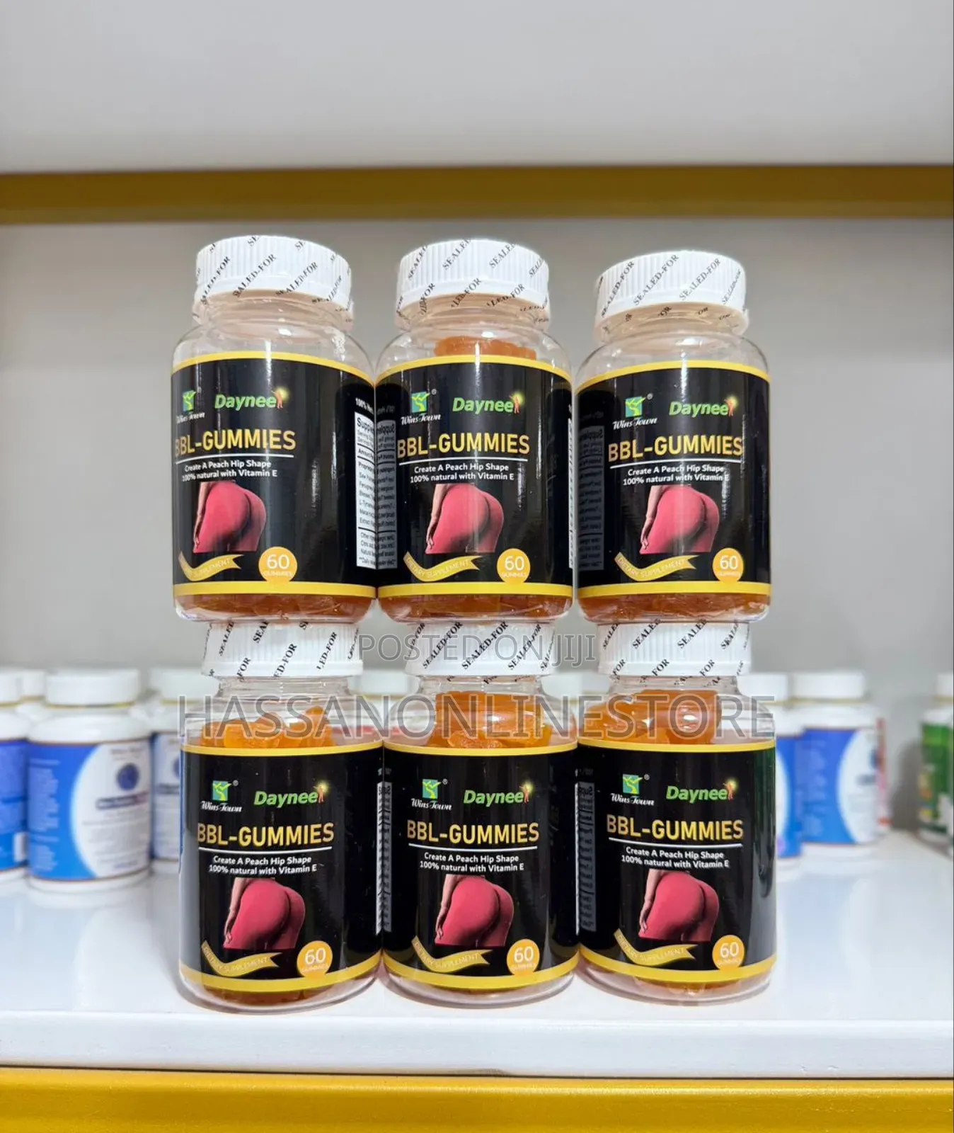 BBL Hip Butt Enhancing 60 Gummies