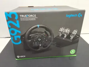 Logitech G923 Racing Wheel Pedals Featuring Truefoce -
