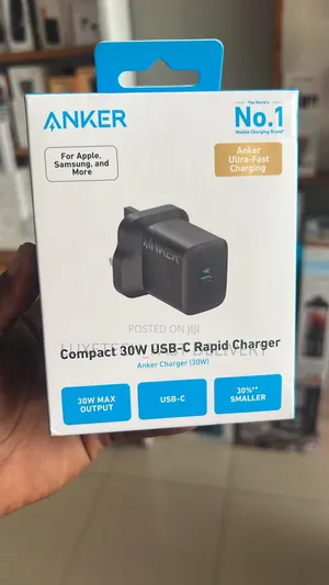 Anker 312 Charger (30w) Usb-C Rapid Charger (Wall Adapter Only)