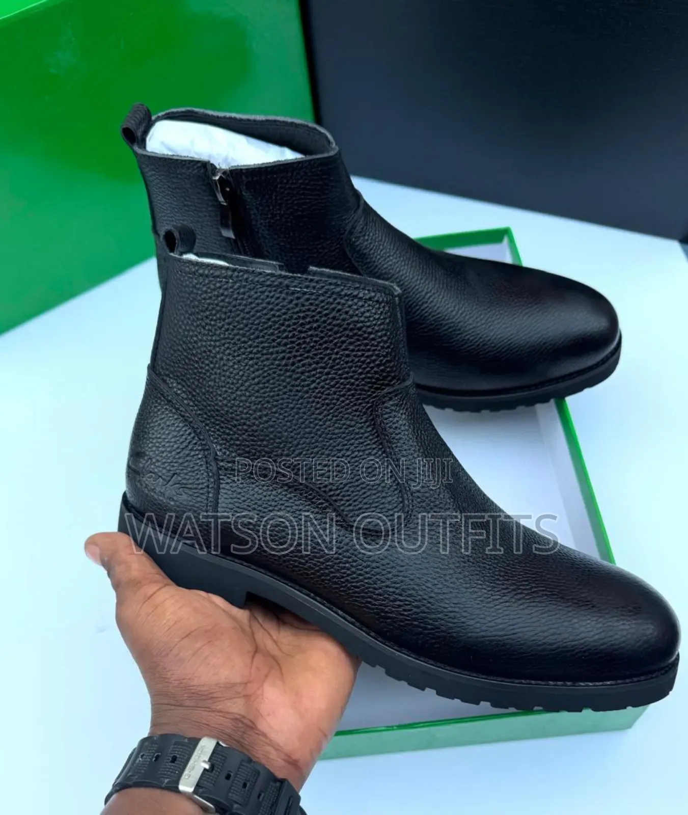 3 Colours Clarks Brand New Men's Leather Boots Materials Quality