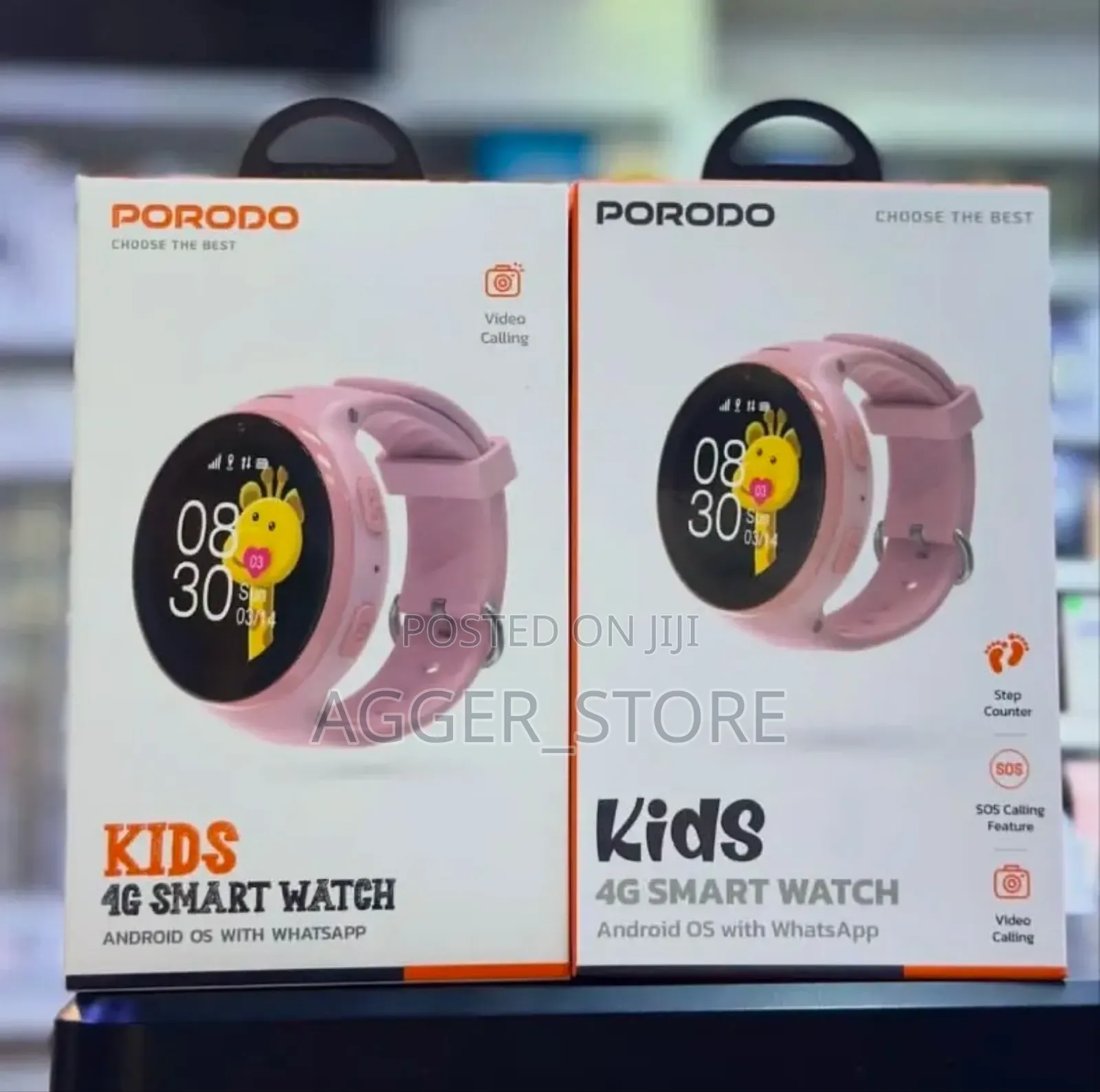 Porodo Kids Smartwatch Android Os With Whatsapp Step Counter