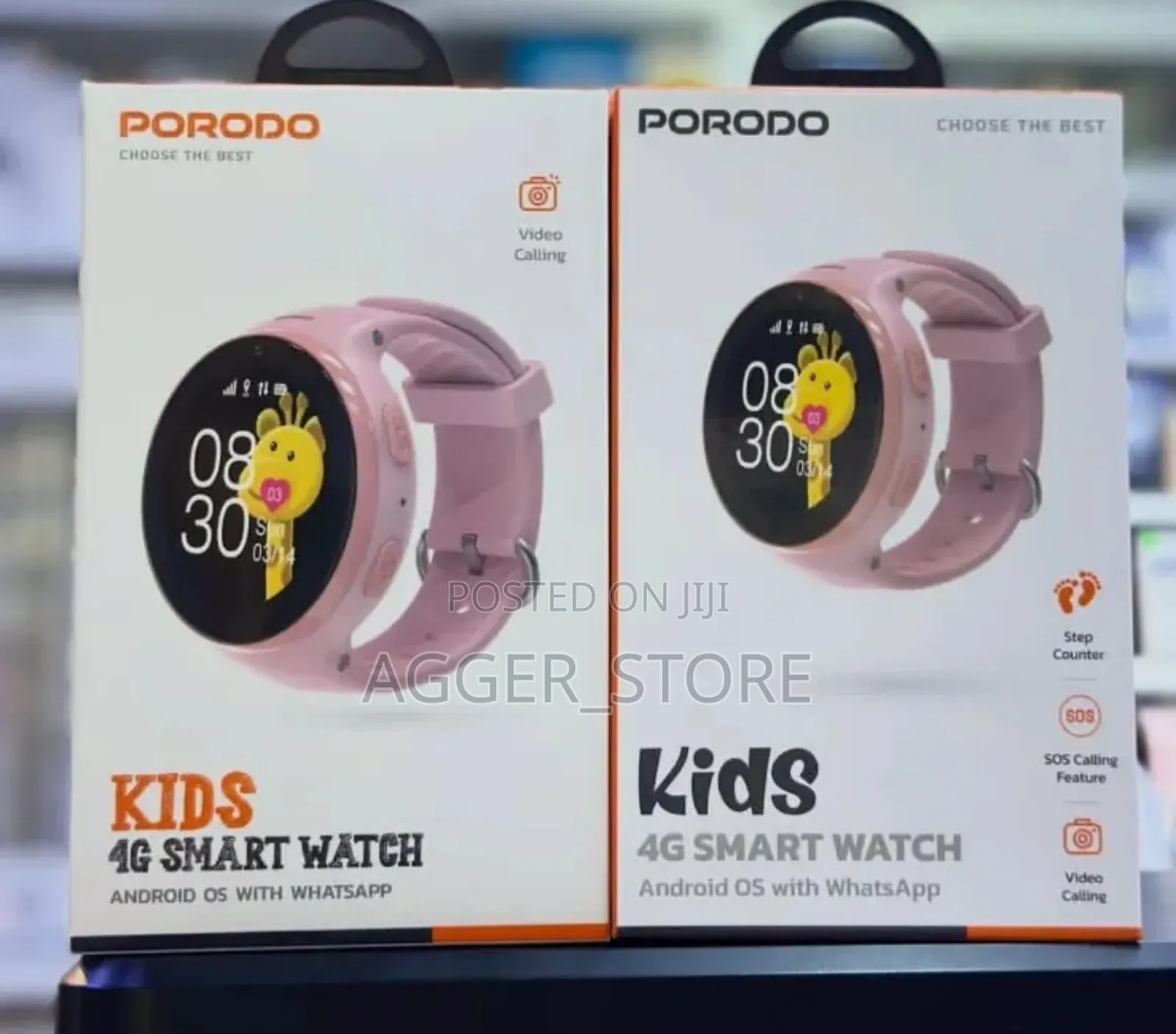 Porodo Kids Smartwatch Android Os With Whatsapp Step Counter