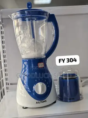 Ailyons 2 in 1blender and Grinder 1.5l With Safety Lock Switch: Fy-304