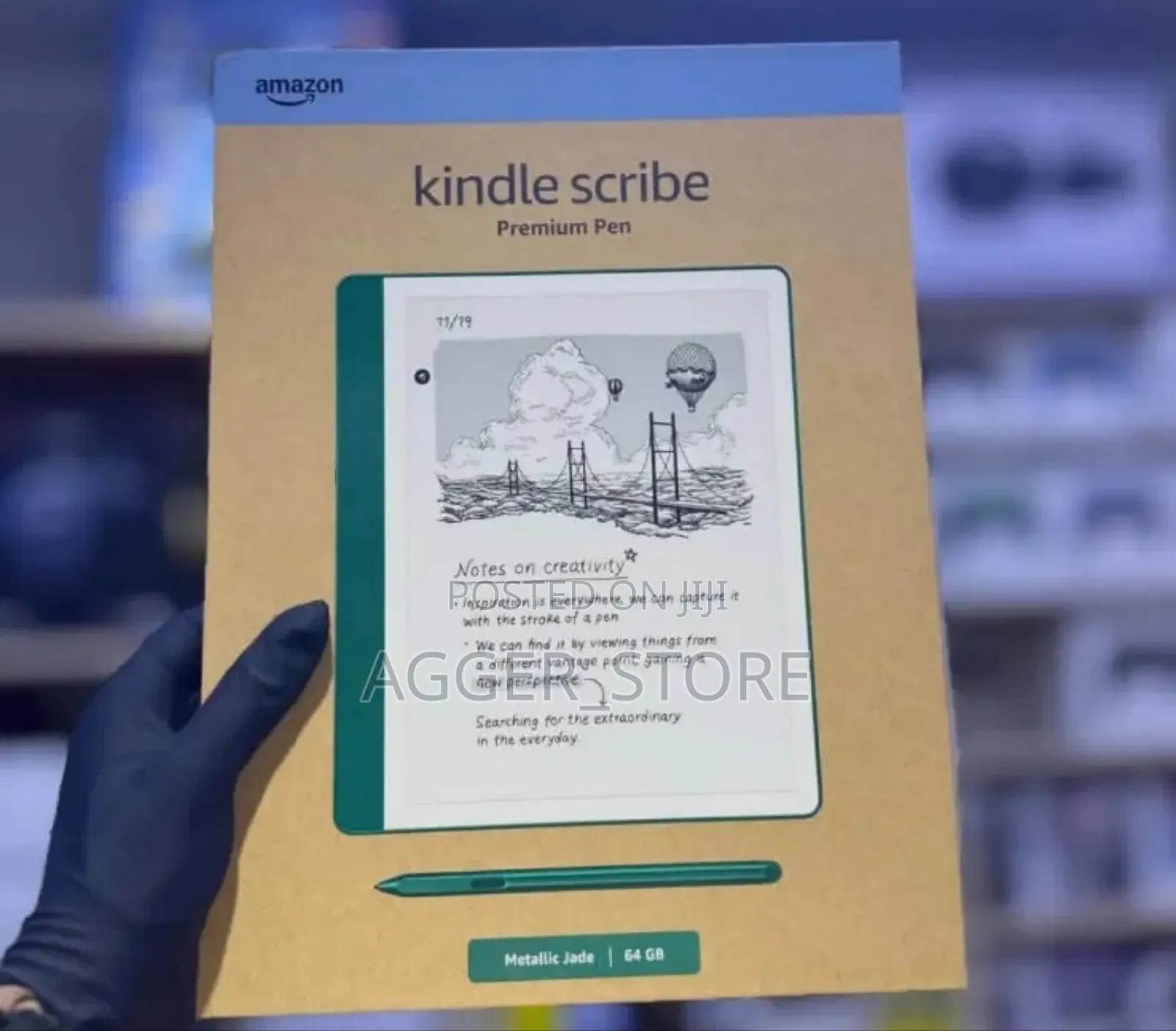 Amazon Kindle Scribe Premium Pen Metallic Jade 64gb