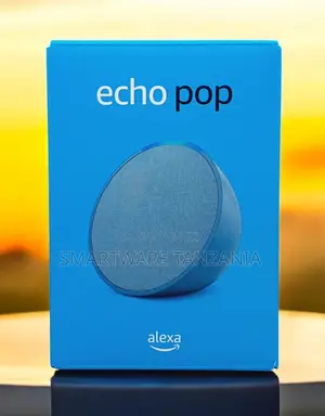 Amazon Echo Pop Compact Smart Speaker With Alexa, Blue