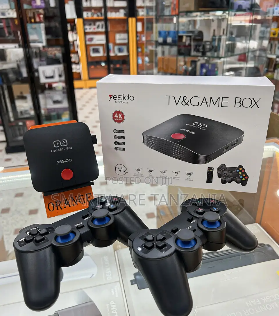 Yesido Tv12 Tv Game Console Smart Media Box With Controllers