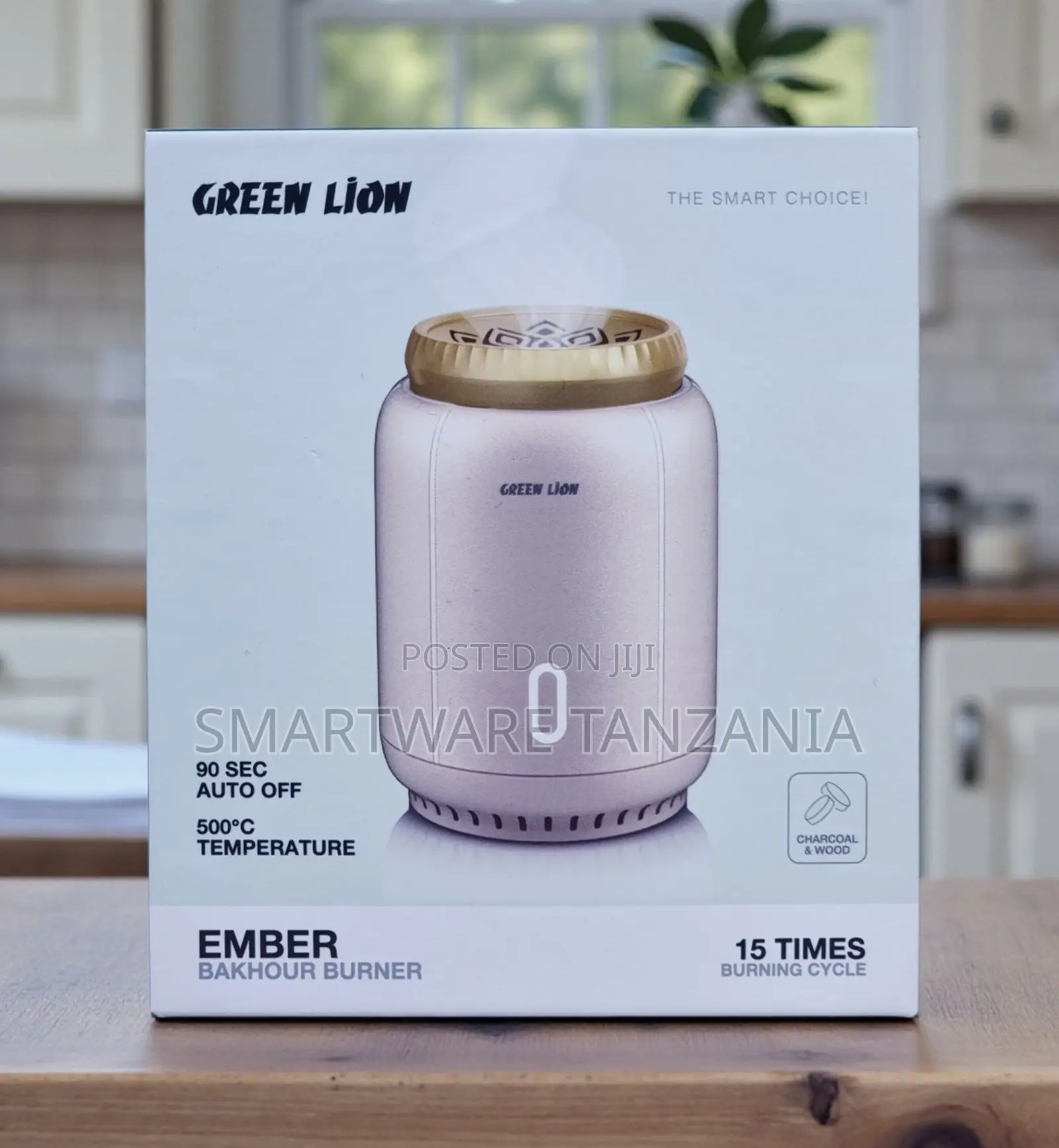 Green Lion Ember Bakhour Burner 500c Rose Gold Edition