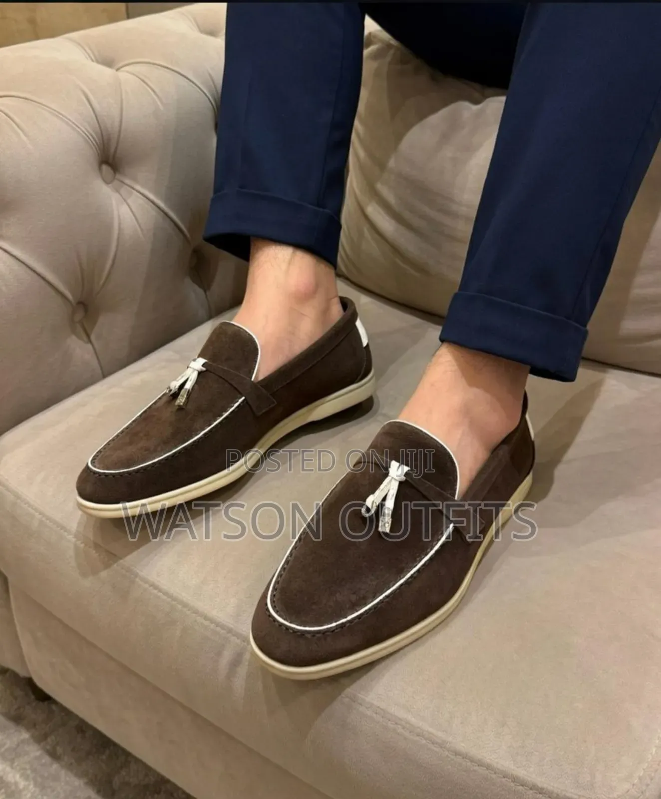 New Fashion New Brand Men's Leather Loafer Shoes Materials Original