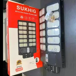Sukhig Solar Street 2400w 24 Led Eyes, Brightness Ya Juu Sana!