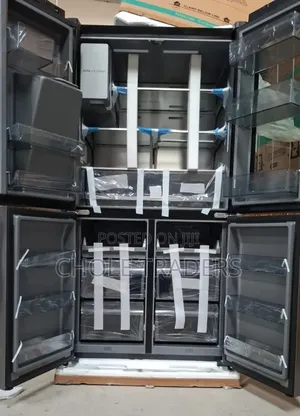 615l Hisense Multi Door Smart Fridge + Water Ice Dispenser | Inox