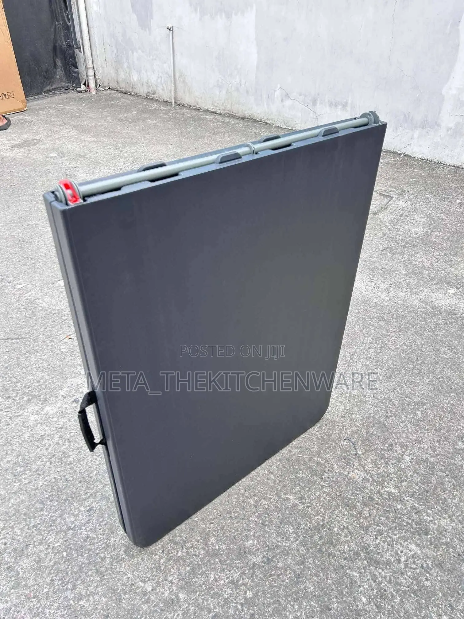 Heavy Duty Plastic Black Foldable Table 1.8m