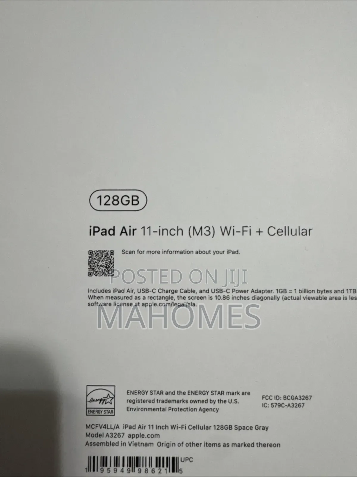 New Apple iPad Air 11 (2024) 128 GB