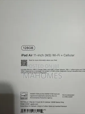 New Apple iPad Air 11 (2024) 128 GB
