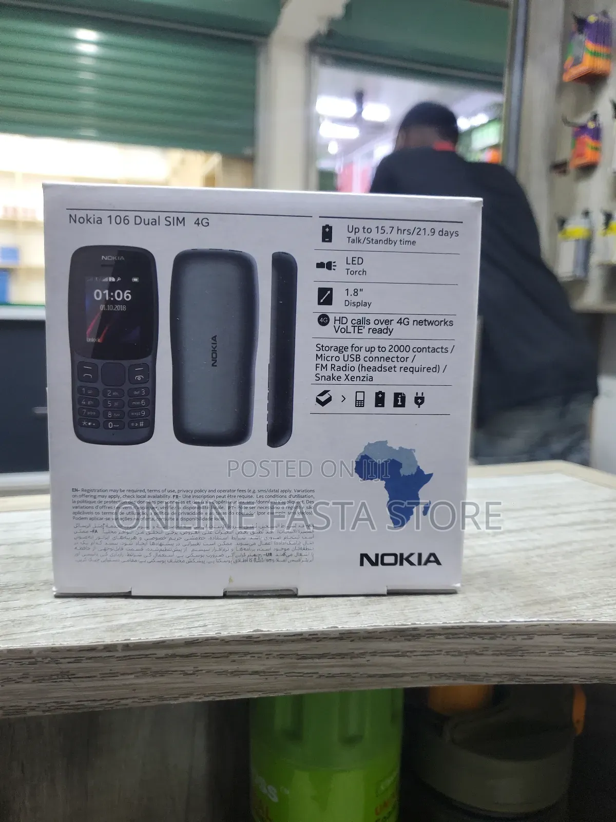 New Nokia 106 Black