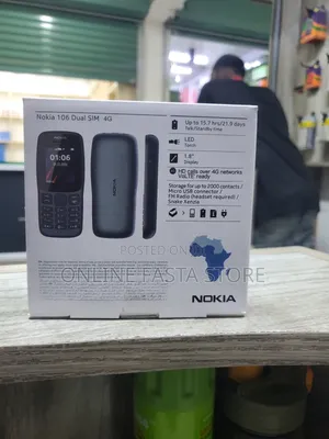 New Nokia 106 Black